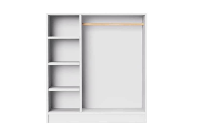 KraftKids wardrobe for children based on Montessori, white image 2