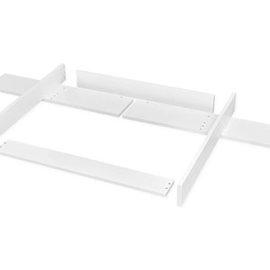 Accesorio cambiador blanco adecuado para cómoda Hemnes ancha de 160 cm con panel imagen 9