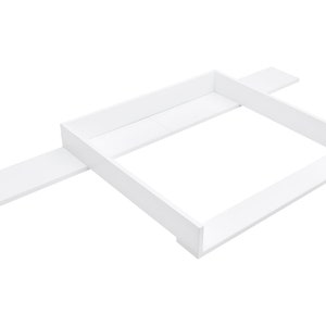 Changing attachment white suitable for wide Hemnes chest of drawers 160 cm with panel image 5