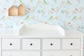 KraftKids changing table white suitable for 160 cm wide HEMNES chest of drawers