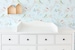 KraftKids winding attachment white suitable for 160 cm wide HEMNES chest of drawers 