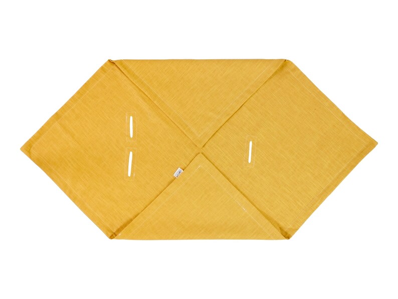 Kraftkids Baby Blanket for Baby Car Seat Summer Linen Yellow Mustard