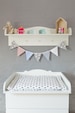 KraftKids hanging shelf white wall shelf for changing table chest of drawers 