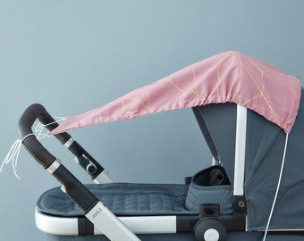 KraftKids awning golden lines on pink