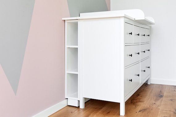 Estante de almacenamiento KraftKids para cambiador blanco adecuado para la  cómoda HEMNES & IDANÄS -  España