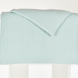 KraftKids bedding set muslin golden dots on green blanket