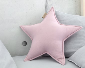 KraftKids Star Pillow Double Crepe Pink