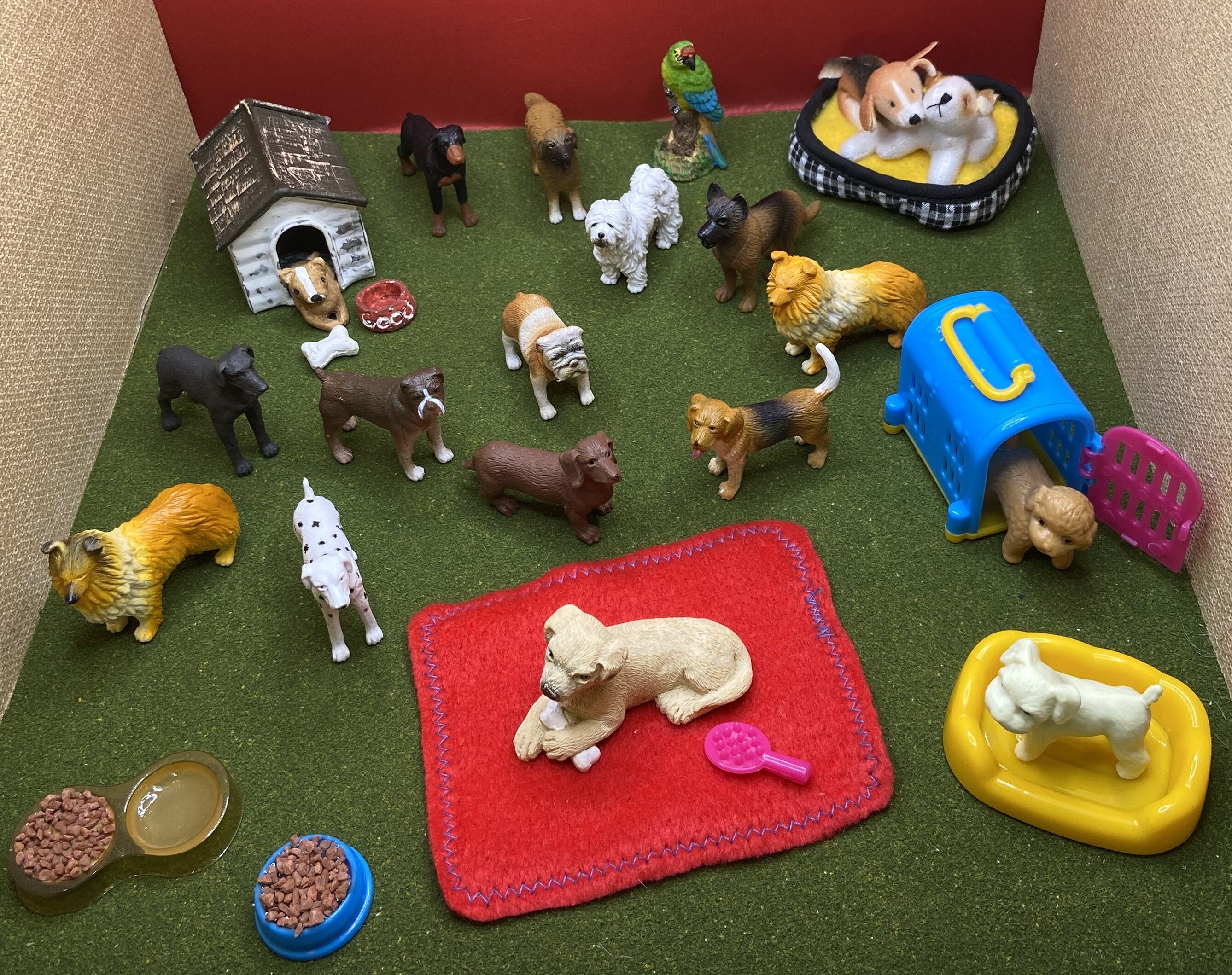 Dollhouse animals sales