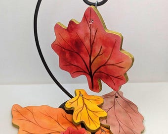 Fall Leaves Ornament Set for Home Decorating