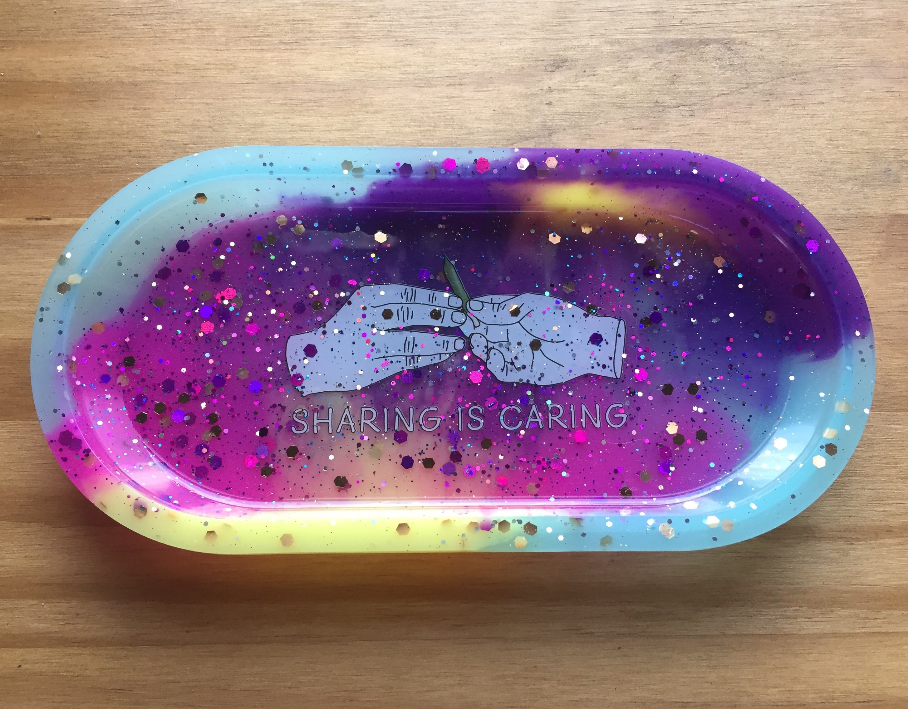 Handmade Resin Rolling Tray Etsy