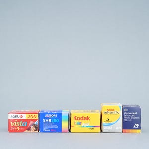 Expired 35mm & APS Camera Film - Choose From: Kodak Color Plus - AGFA Vista - BOOTS - Advantix Advanced Photo System