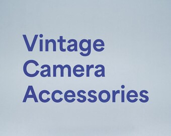Vintage Camera Accessories| Shutter Release Cable | Light Meters | Adaptors |