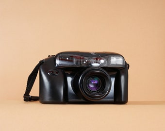 Konica AiBORG Super Zoom 35mm Compact Camera - Fully Automatic - Self-Timer - Flash - 35-105mm Zoom Lens
