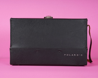SX-70用ポラロイドレザーバッグ、ヴィンテージポラロイドカメラバッグ