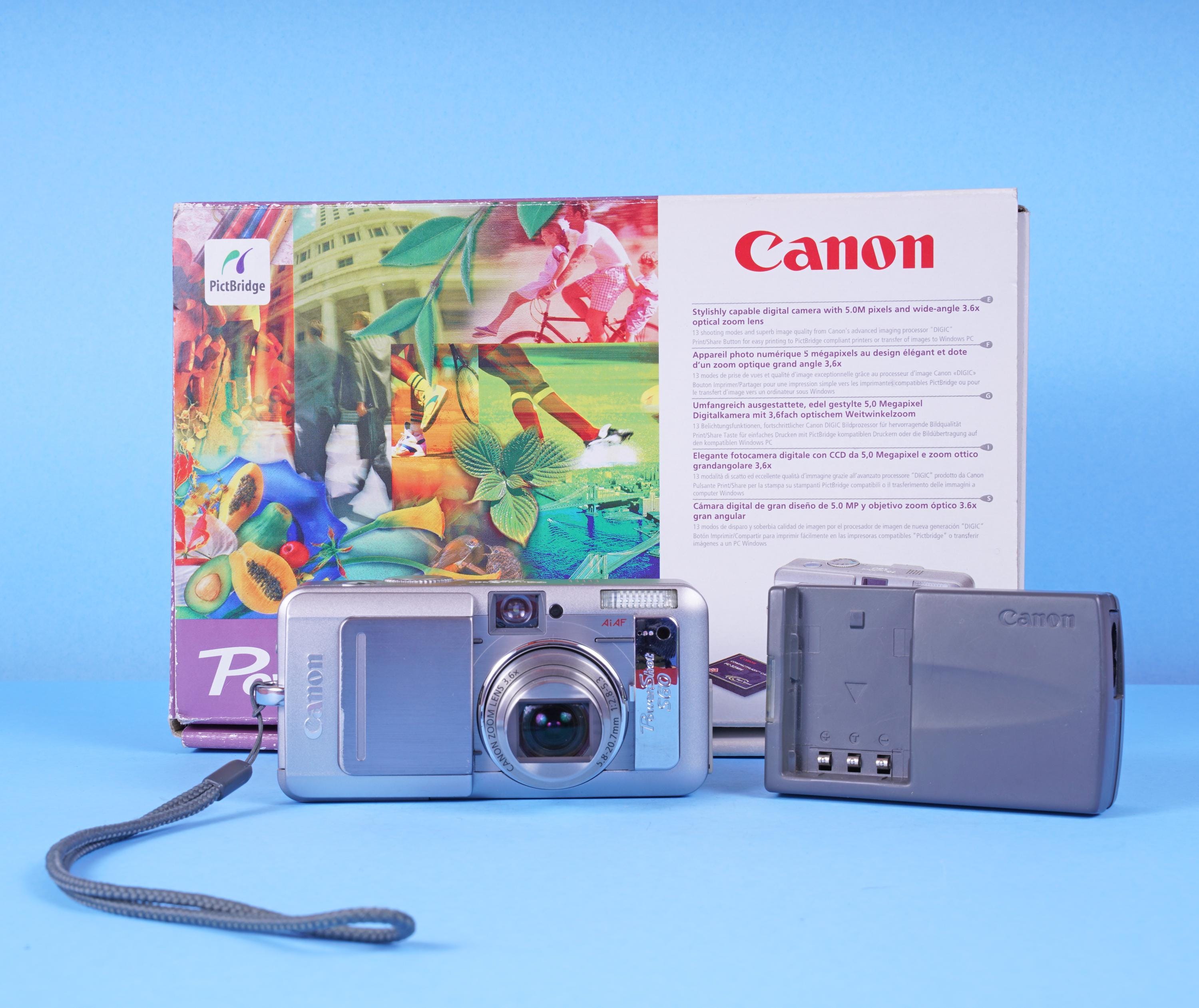 Canon Powershot S60 Compact Digital Camera - 5 Mega Pixels - 3.6x