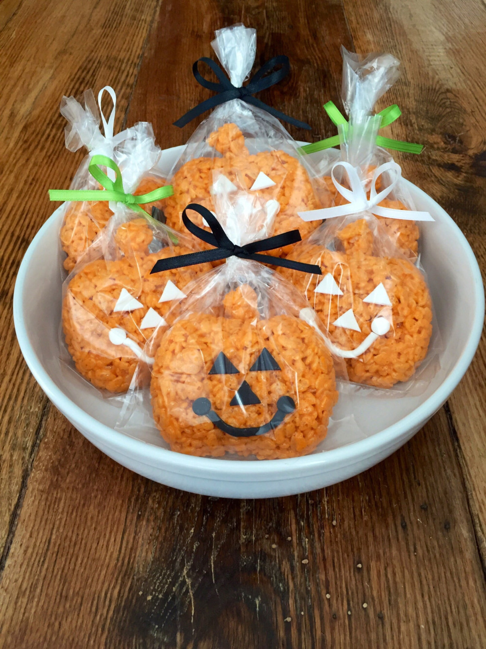 Jack O Lantern Rice Krispie Treats Jack O Lantern Rice Krispie Treats