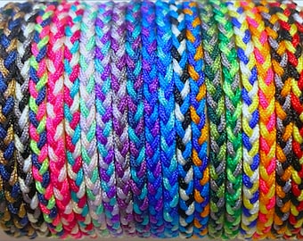 New adjustable braided friendship bracelet Unisex Mixed colours Beach bracelet Stacking bracelet Simple bracelet