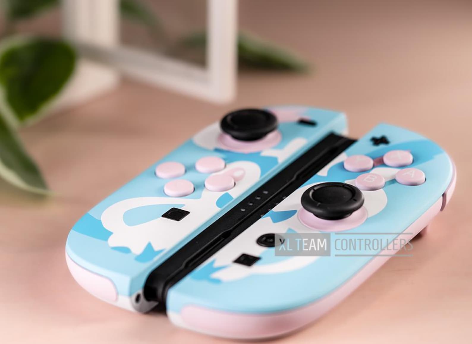Custom Pokemon Shiny Sylveon Themed Nintendo Switch 2 Joycons ...