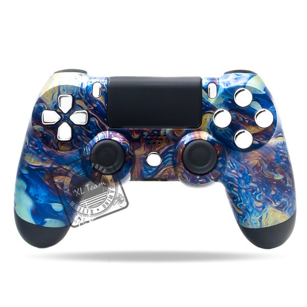 Sony PlayStation 4 PS4 Dualshock 4 Custom Abstract Scattered Oil Controller Gamepad