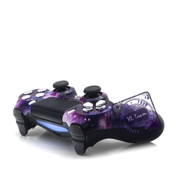 Sony Playstation 4 PS4 Dualshock 4 Custom Galaxy Nebula Controller Purple  Gamepad 