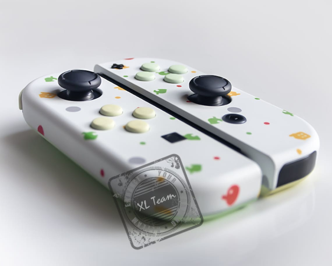 Custom Animal Crossing Themed Nintendo Switch JoyCon JoyCon Etsy