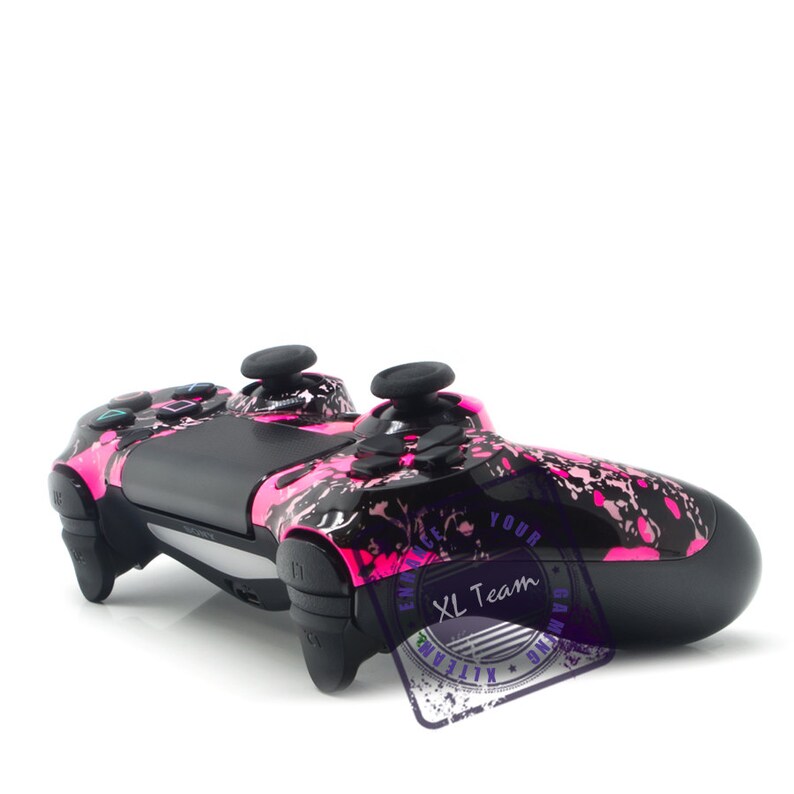 Sony PlayStation 4 PS4 Dualshock 4 Custom Pink Splatter Etsy