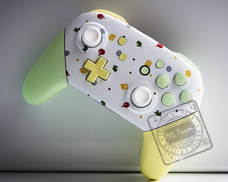 Custom Animal Crossing Themed Nintendo Switch Pro Controller image 2