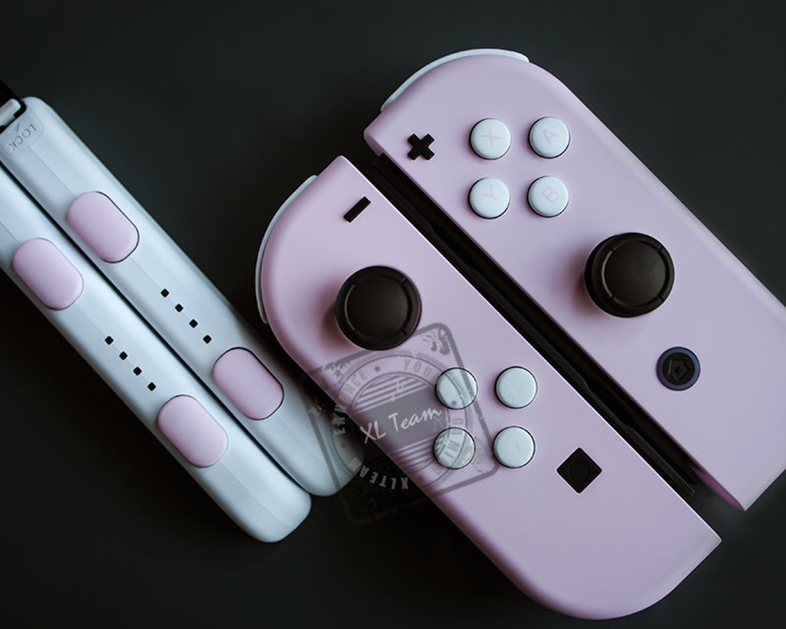 Custom Pastel Pink Nintendo Switch Joy-con Joycon Controllers - Etsy