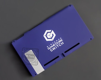 Custom Gamecube Themed Nintendo Switch Back Plate | OLED Version is Also Available