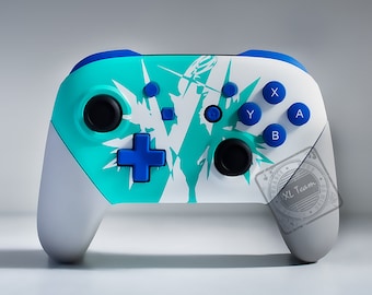 Custom Xenoblade Chronicles Pneuma Themed Nintendo Switch Pro Controller