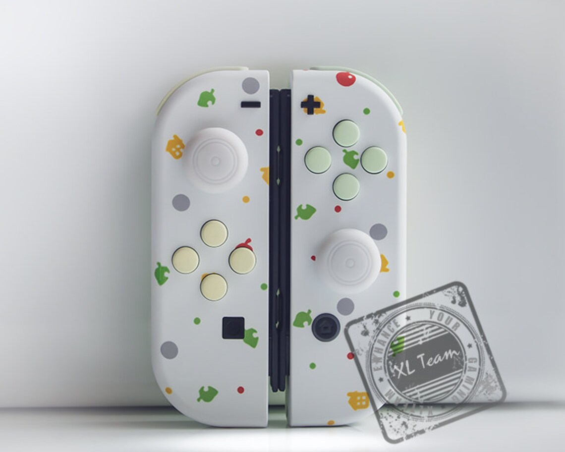 Custom Animal Crossing Themed Nintendo Switch JoyCon JoyCon Etsy
