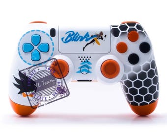 Custom PlayStation 4 PS4 DualShock 4 Controller Overwatch Tracer