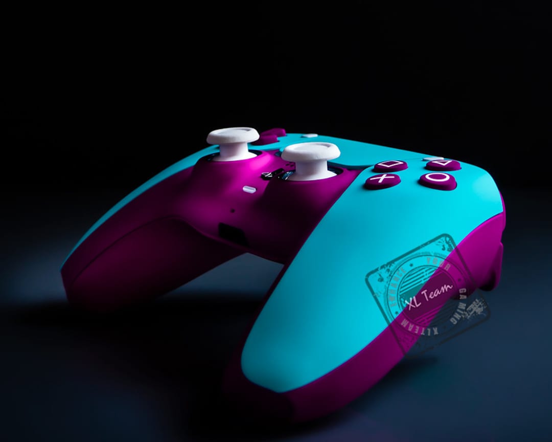 Custom Berry Blue Themed Playstation PS5 Dualsense Wireless Controller  UK