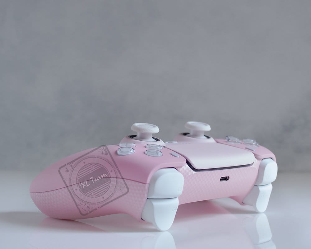 Controlador inalámbrico personalizado Sony DualSense PlayStation PS5 - rosa  tran