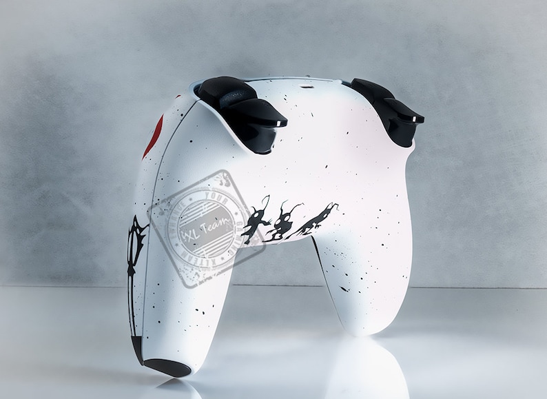 Custom Kingdom Hearts Sora Themed Heartless Shadow PlayStation 5 PS5 Controller No Drift Joystick Option image 2