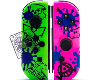 Splatoon 3 Customized Joy-cons for Nintendo Switch 