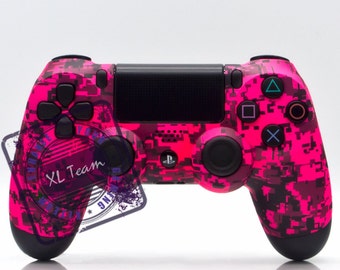 PS4 Controller Playstation 4 DualShock 4 Custom Pink Camo Controller