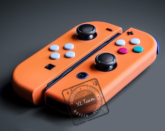 Custom Spice Orange Nintendo Gamecube Themed Nintendo Switch Joy-Con JoyCon Controllers