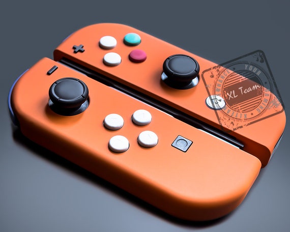 Retro Orange - Nintendo Switch Joy-Cons - Custom Controllers - Controller  Chaos