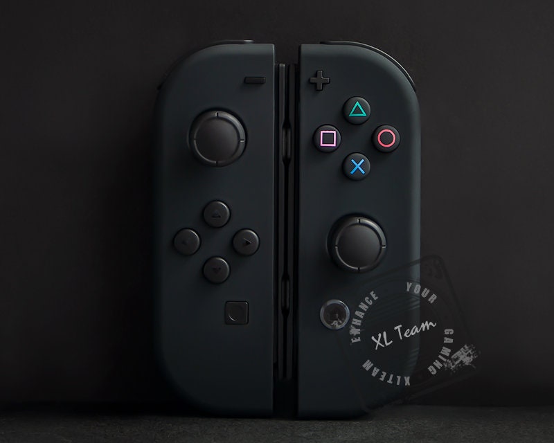 Custom Playstation 4 PS4 Themed Nintendo Switch Joy-Con Custom Playstation 4 PS4 Themed Nintendo Switch Joy-Con