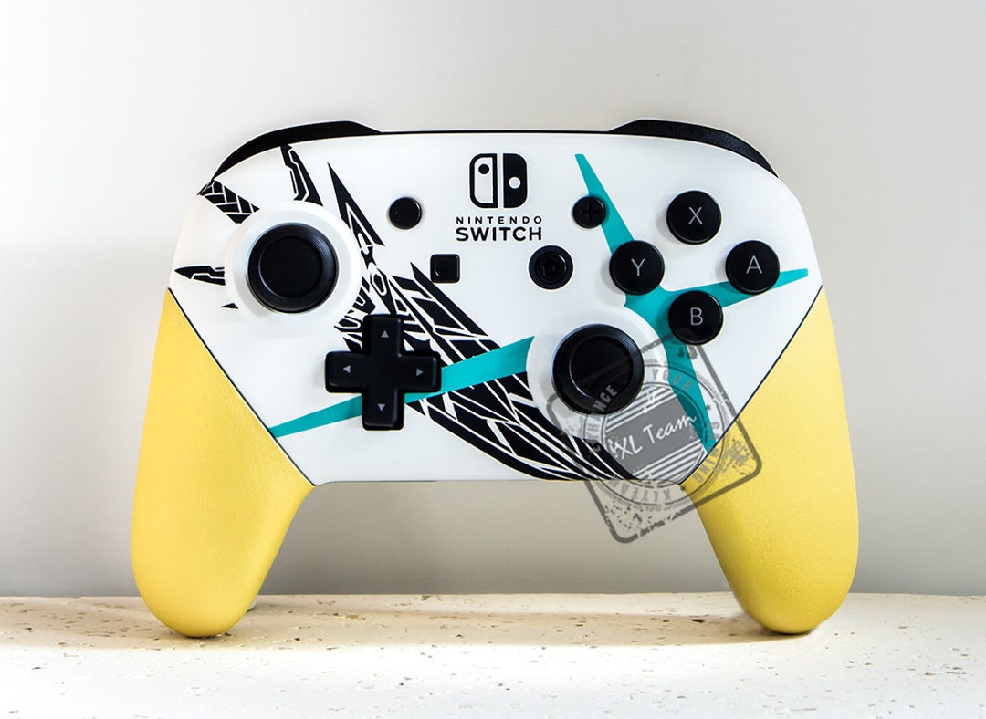 Gulerod fire coping Custom Xenoblade Chronicles Mythra Themed Nintendo Switch Pro - Etsy