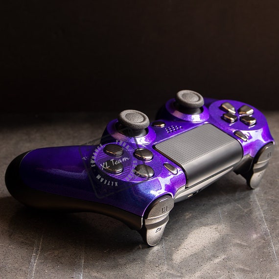 vi jeg er syg Ren Sony Playstation 4 PS4 Dualshock 4 Custom Purple Blue Color - Etsy