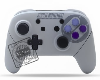 Custom SNES Super Nintendo Themed Nintendo Switch Pro - Etsy