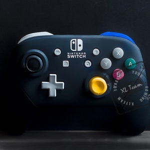 Anpassad svart Gamecube-tema Nintendo Switch Pro-kontroll