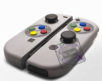 Custom Super Famicom Themed Nintendo Switch Joy-Con JoyCon Controllers