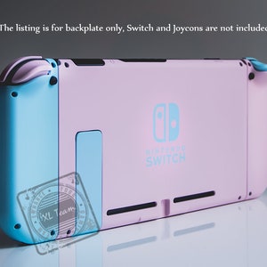 Custom Baby Pastel Pink and Blue Nintendo Switch Back Plate | OLED ...