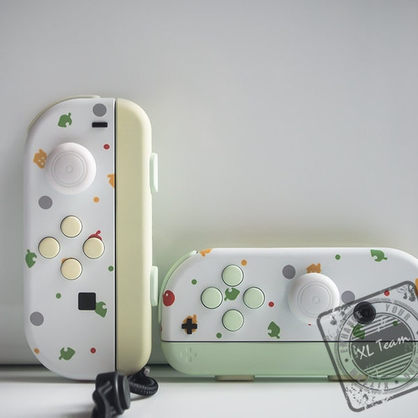 Custom Animal Crossing Themed Nintendo Switch Joy-Con JoyCon Controllers