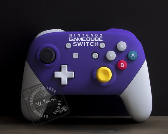 Custom Gamecube Themed Nintendo Switch Pro Controller