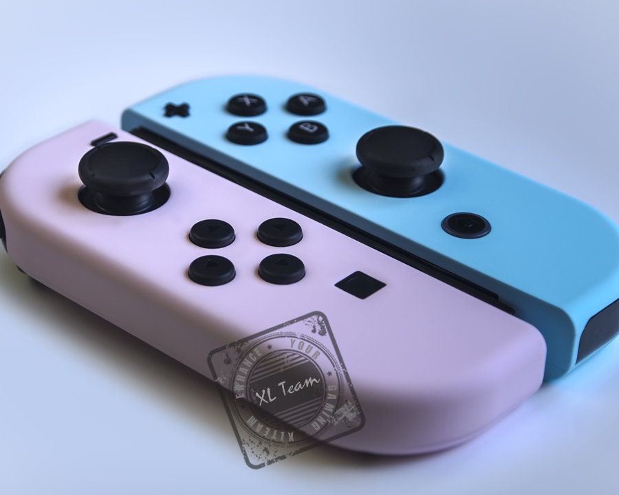 Custom Pastel Pink y Blue Nintendo Switch JoyCon JoyCon Etsy