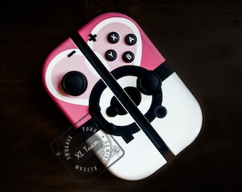 Custom Pokemon Loveball Pokeball Themed Nintendo Switch Joy-Con JoyCon Controllers Gift For Your Love Ones